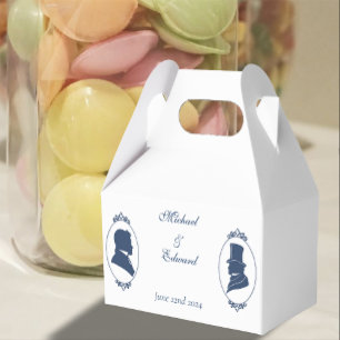 Gay Grooms Regency Blue Rose Geschenkschachtel