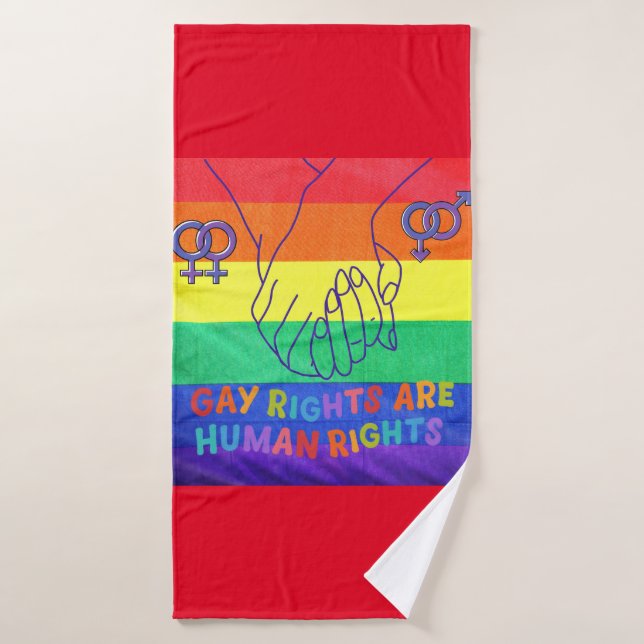 Gay hat Rechte Badehandtuch (Badehandtuch)