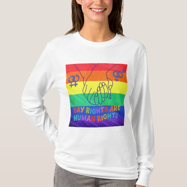 Gay hat Rechte T-Shirt (Vorderseite)