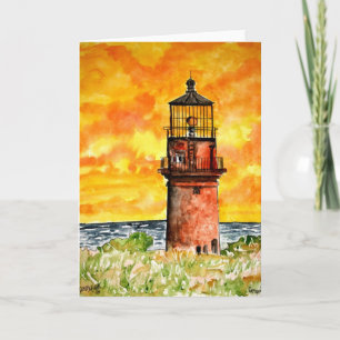 gay head lighthouse marthas vineyard Card Karte