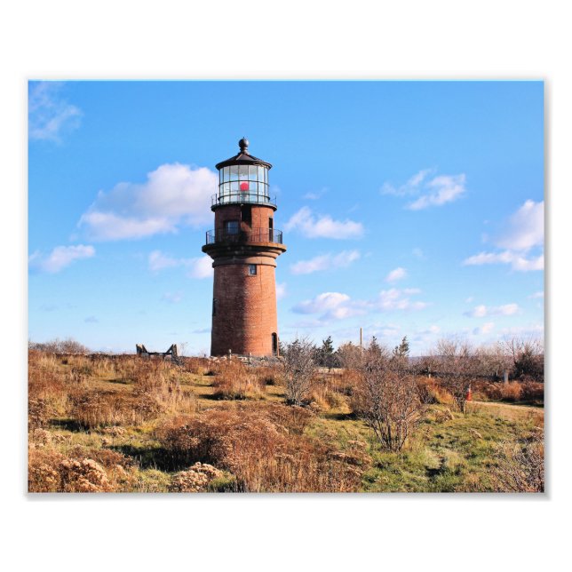 Gay Head Lighthouse, Martha's Vineyard Foto Print (Vorne)