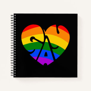 Gay Heart Notizbuch
