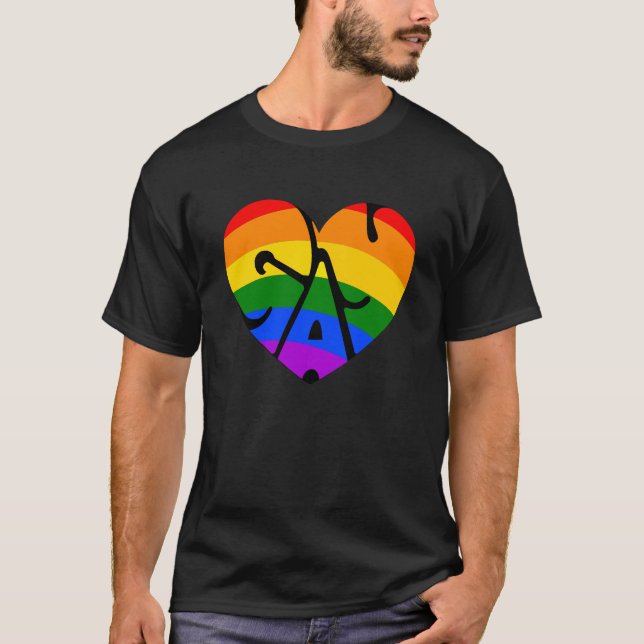 Gay Heart T-Shirt (Vorderseite)