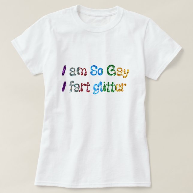 Gay Humor T-Shirt (Design vorne)