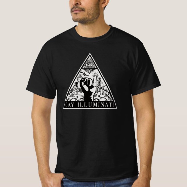 Gay Illuminati T-Shirt (Vorderseite)