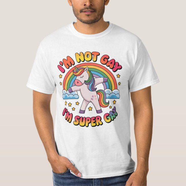  Gay Im Super Gay Sublimation-60681 T-Shirt (Vorderseite)
