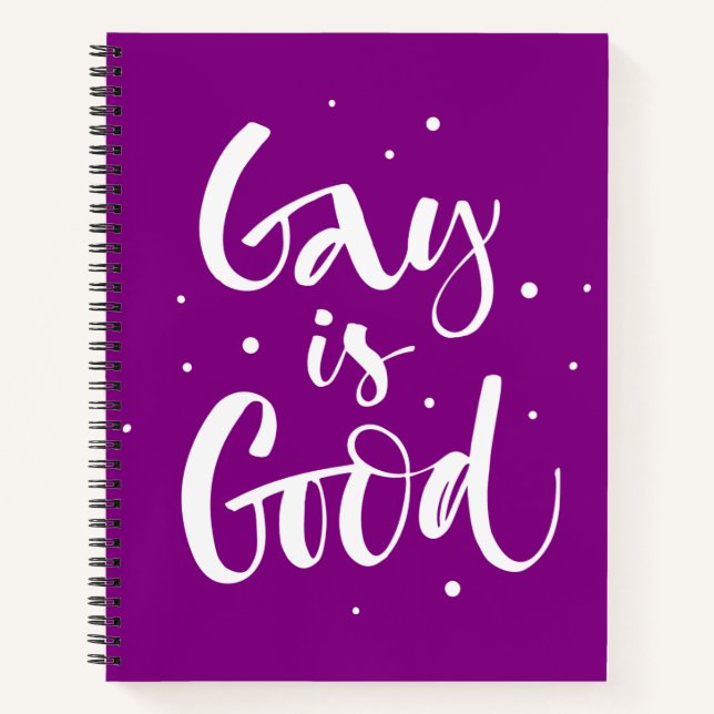 Gay is Good Notizbuch (Vorderseite)