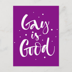 Gay is Good Postkarte