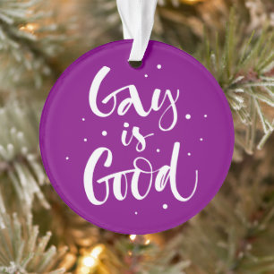Gay ist gut ornament