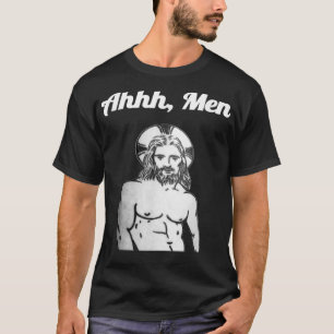 Gay Jesus Ah Men Funny Atheist Christlicher Spaß L T-Shirt