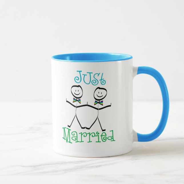 Gay Just Married Favorits Tasse (Rechts)
