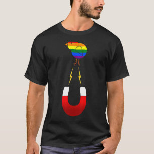Gay Lesbian Bisexual Chick Magnet Baby Chicken Puf T-Shirt