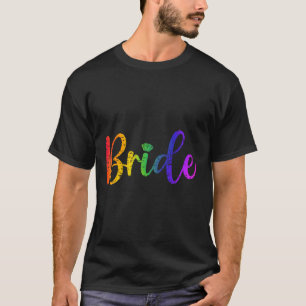 Gay Lesbian Lgbt Wedding Party Bridge T-Shirt Bach