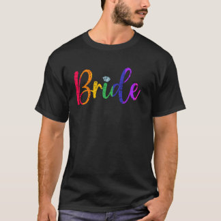 Gay Lesbian LGBT Wedding Party Bridge T-Shirt Bach