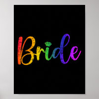 Gay Lesbian Lgbt Wedding Party Bridge T-Shirt Bach