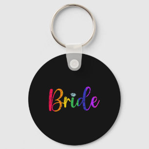 Gay Lesbian Lgbt Wedding Party Bridge T-Shirt Bach Schlüsselanhänger