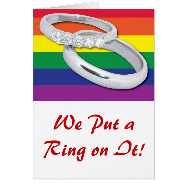 Gay Lesbian Wedding (Vorne)