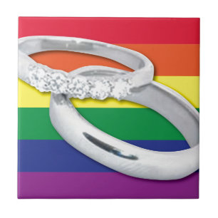 Gay Lesbian Wedding Fliese