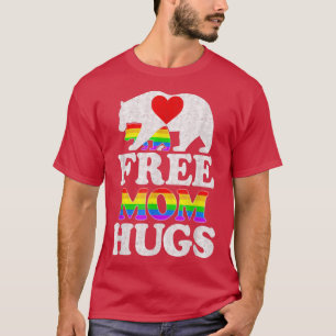 Gay LGBT Pride Mama Bear für Frauenfreie Mama Hugs T-Shirt