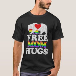 Gay LGBT Pride Mama Bear für Frauenfreie Mama Hugs T-Shirt