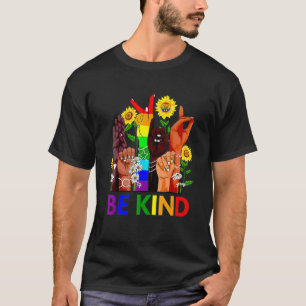 Gay Lgbt Seien Sie freundlich und sprechen Sie mit T-Shirt