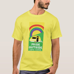 Gay LGBTQ Camping Geschenke T-Shirt