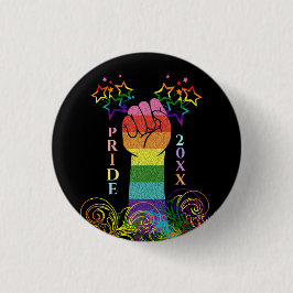 Gay LGBTQ Monat Rainbow Custom Button