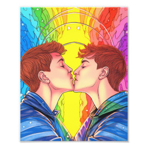 Gay Liebe macht Ihren Regenbogen Fotodruck