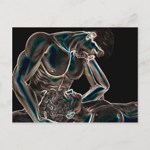 Gay-Liebe Postkarte