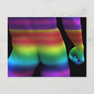Gay Liebe Rainbow Postkarte