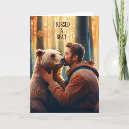 Gay Love Romance I Kissed a Bear and Liked It Karte