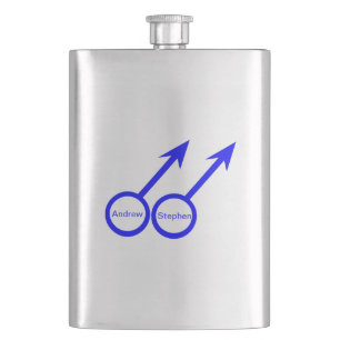 Gay Lovers Anpassbare Flasche Flachmann