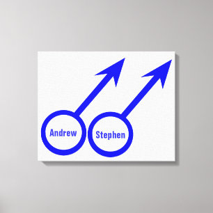 Gay Lovers - Individuelle Canvas Print Leinwanddruck