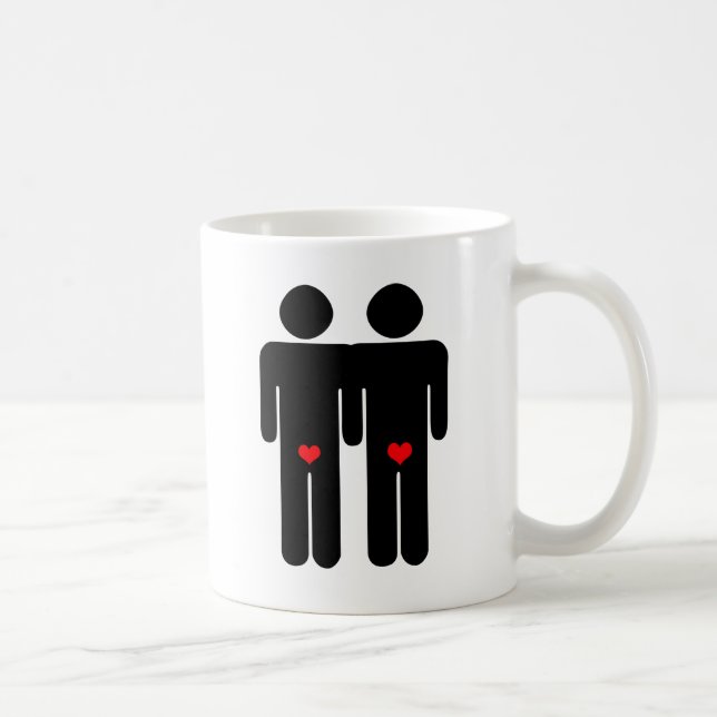 GAY LOVERS KAFFEETASSE (Rechts)