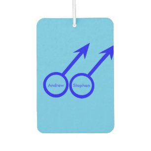 Gay Lovers Personalisiert Air Freshener Autolufterfrischer
