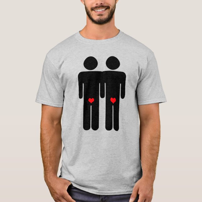 Gay Lovers T - Shirt (Vorderseite)