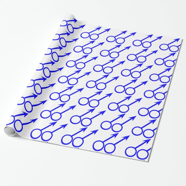 Gay Lovers Wrapping Paper Geschenkpapier (Ungerollt)