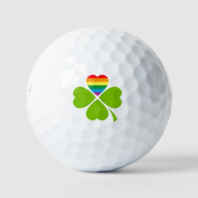 Gay Lucky Clover Golfball (Vorderseite)