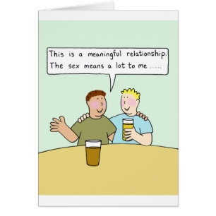 Gay Male Couple Relationship Cartoon Spaß