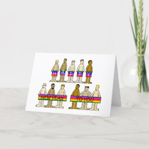 Gay Male Happy New Year  Feiertagskarte