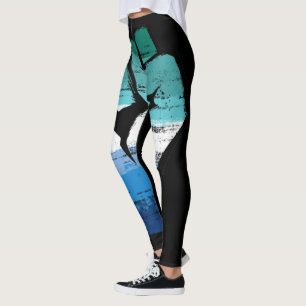 Gay Male Pride Faust Leggings