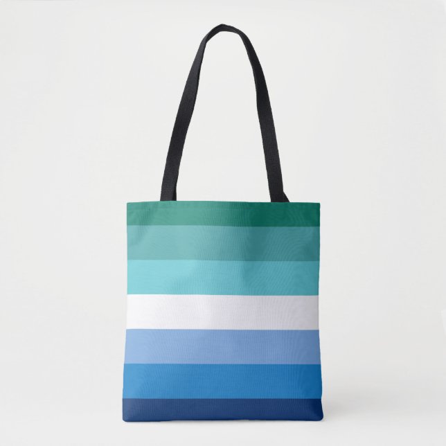 Gay Male Pride Flag (Azurblau) (Vorderseite)