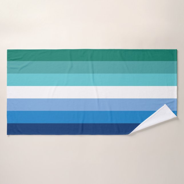 Gay Male Pride Flag Badehandtuch (Badehandtuch)