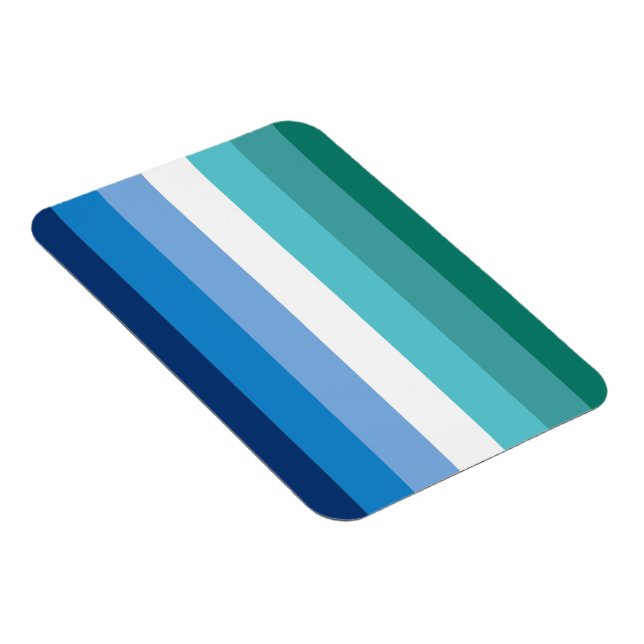 Gay Male Pride Flag Magnet (Rechte Seite)