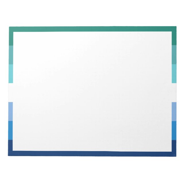 Gay Male Pride Flag Notizblock (Vorderseite)