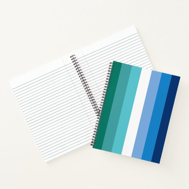 Gay Male Pride Flag Notizbuch (Innenseite)