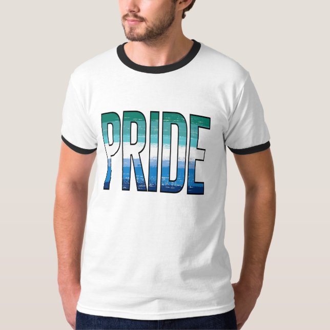 Gay Male Pride T - Shirt (Vorderseite)
