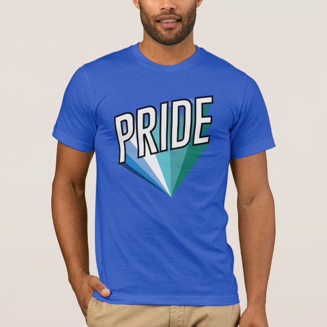 Gay Male Pride T - Shirt (Vorderseite)