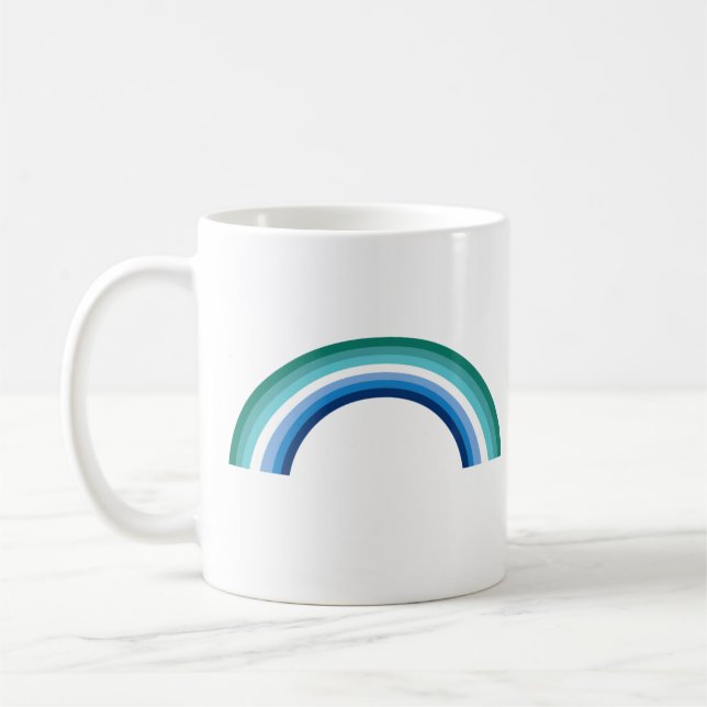 Gay Male Rainbow Kaffeetasse (Links)