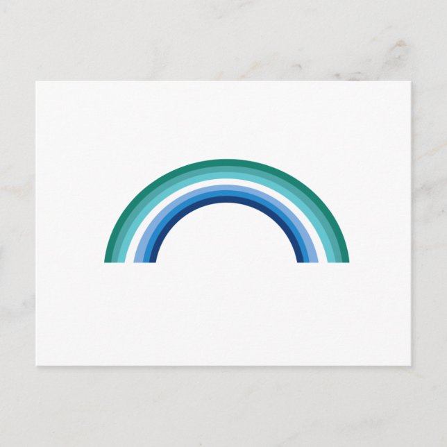 Gay Male Rainbow Postkarte (Vorderseite)
